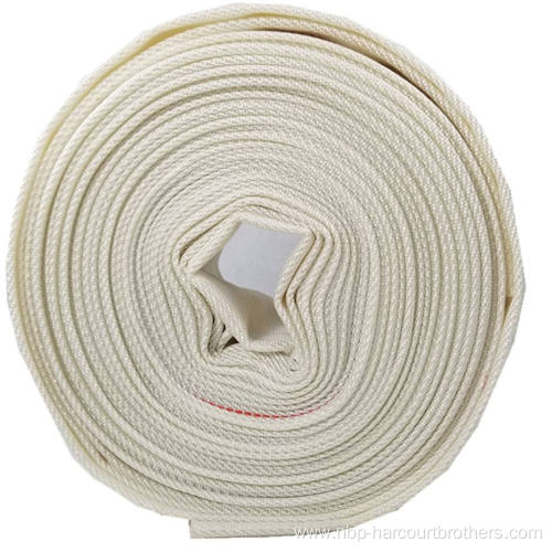 2.5 Inch 8 Bar White Flexible PVC Double-jacket Fire Hose